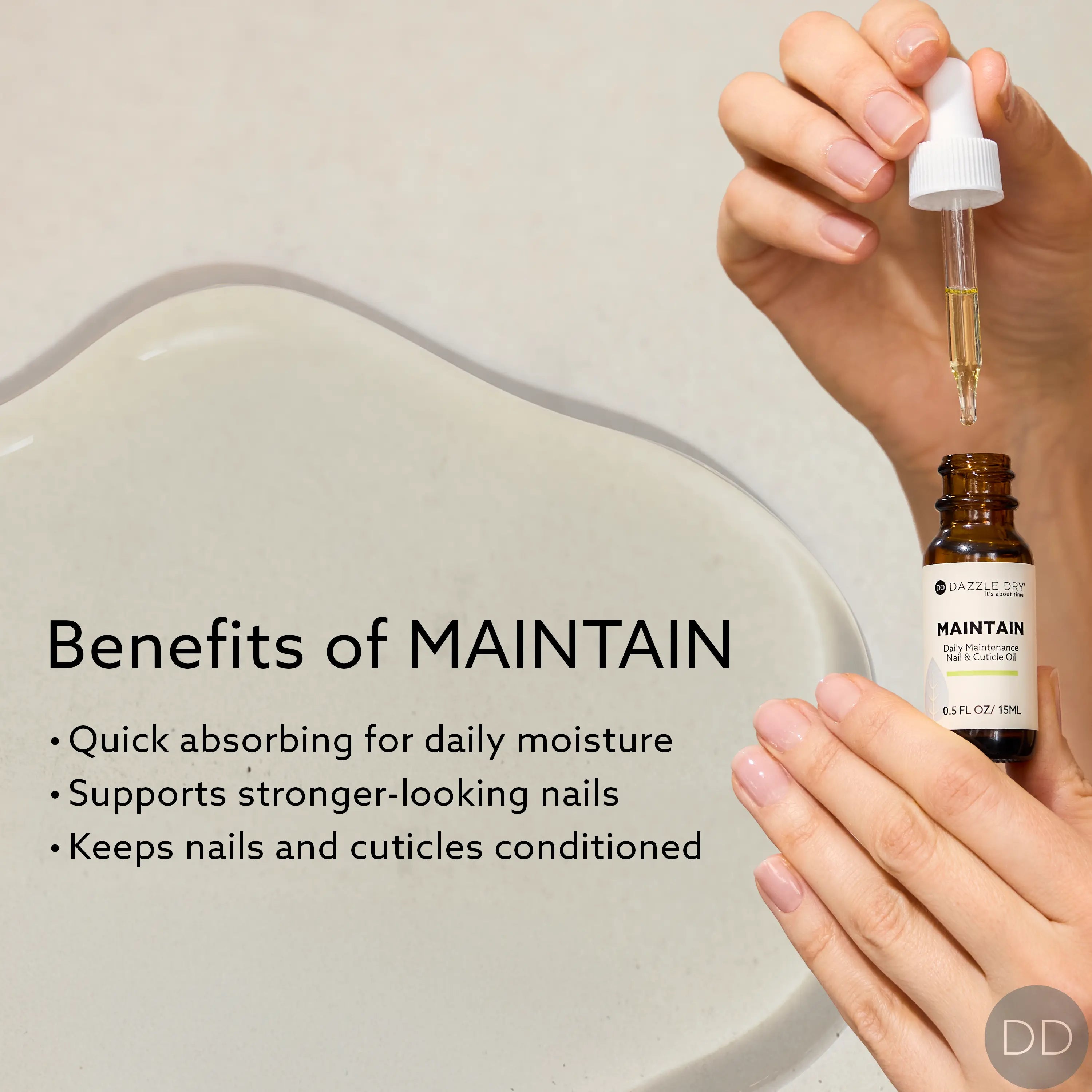Dazzle Dry Australia & New Zealand MAINTAIN Daily Maintenance Nail & Cuticle Oil