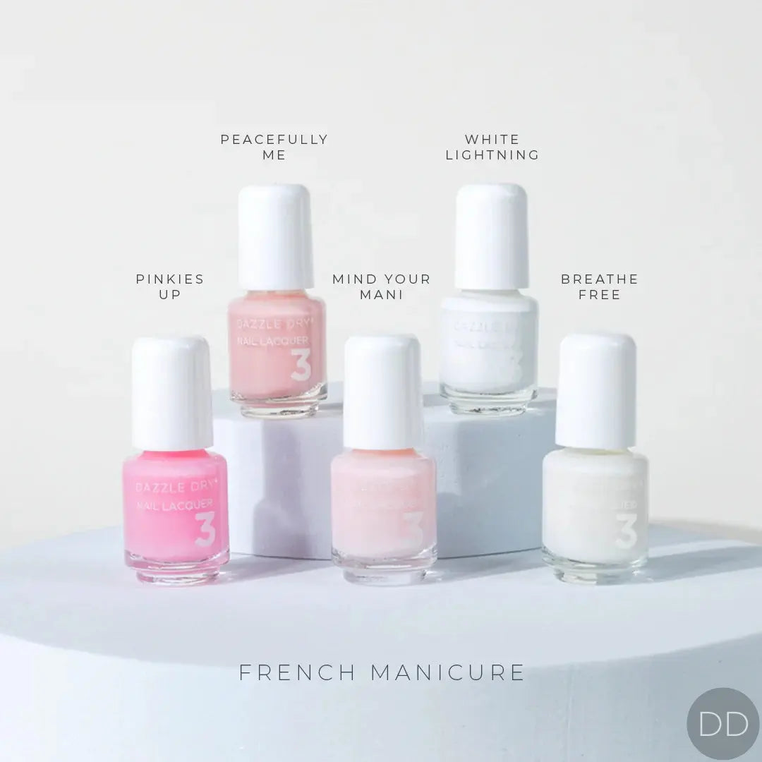 Dazzle Dry Australia & New Zealand MINI FLIGHT FRENCH MANICURE