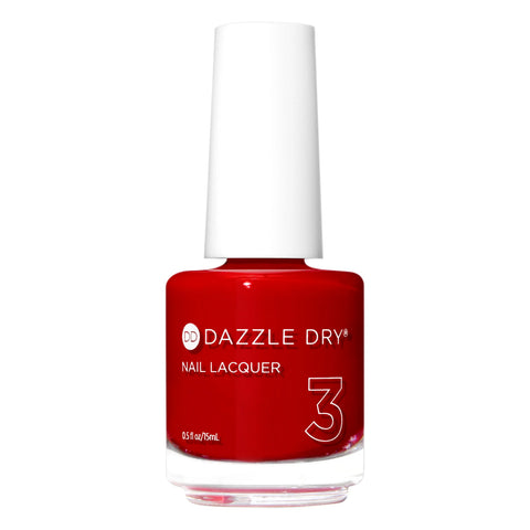 Rapid Red nail lacquer swatch