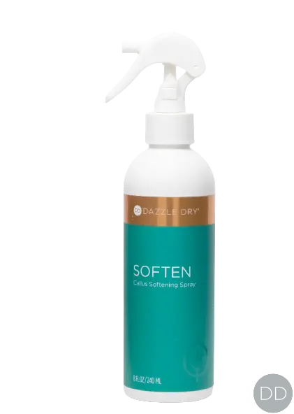 Dazzle Dry Australia & New Zealand SOFTEN (FORMERLY BE SILKY CALLUS) SPRAY LG 8oz