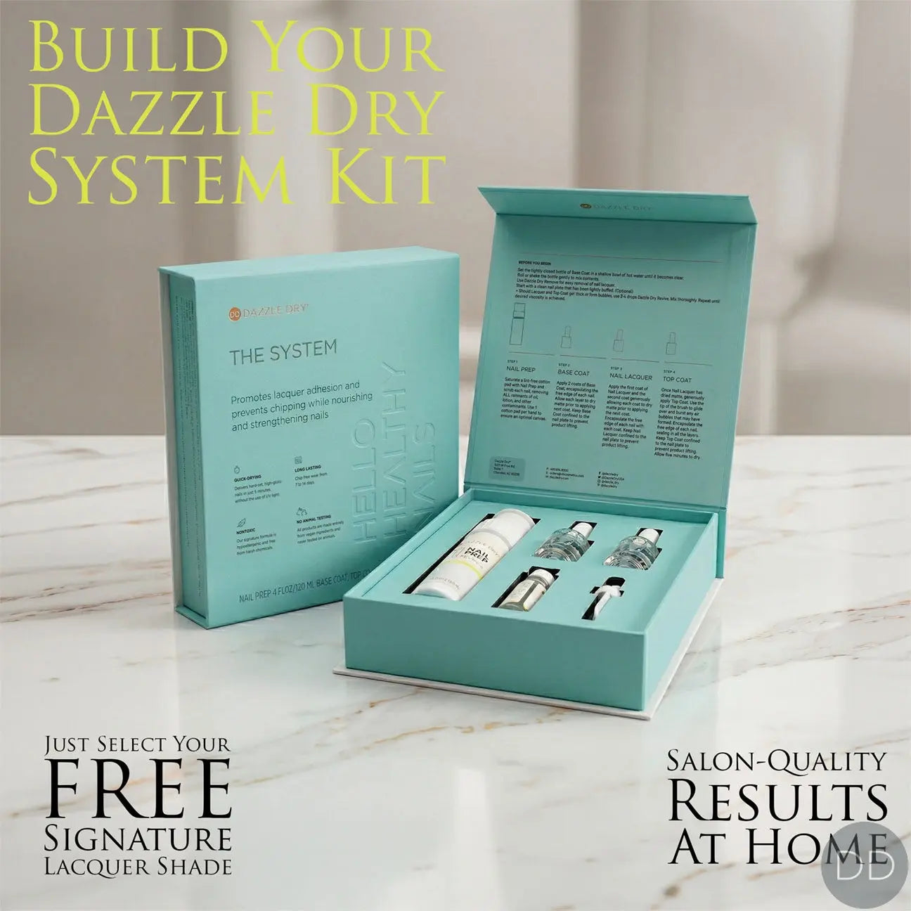 Dazzle Dry Australia & New Zealand The Dazzle Dry System Kit + 1 FREE lacquer - Test