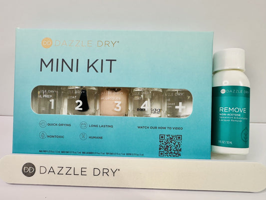 Mini Kit Bundle CHIFFON MOMENT + Non Acetone 1 oz +DD Nail File