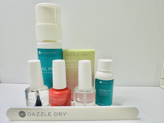 The System Bundle LET'S GET AWAY + Non Acetone 1oz Remover + DD Nail File