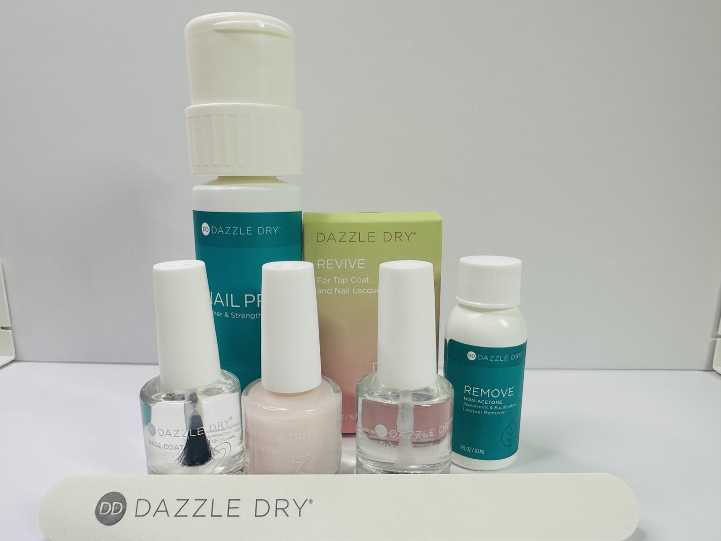 The System Bundle PRIMA BALLERINA + Non Acetone 1oz Remover + DD Nail File