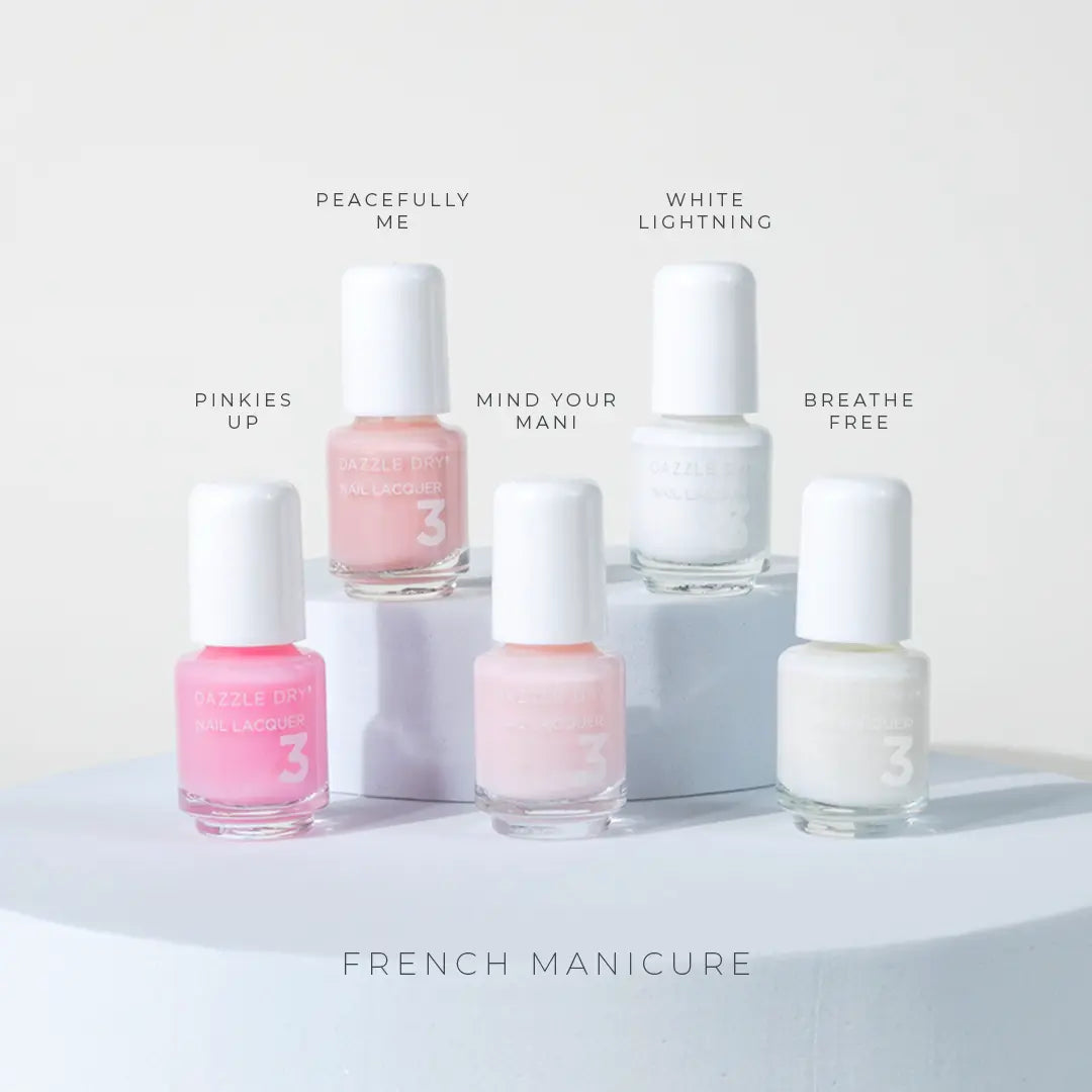 Dazzle Dry Australia & New Zealand MINI FLIGHT FRENCH MANICURE