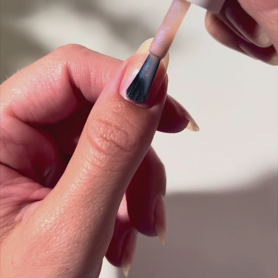 Painting Milky Way on nails