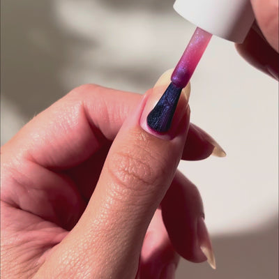 Painting Beloved on nails